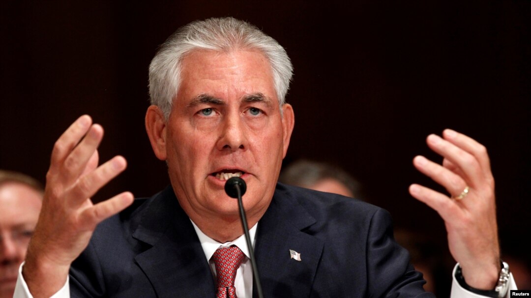 U.S. President-elect Donald Trump touted his pick to be secretary of state, Exxon Mobil Chief Executive Rex Tillerson 