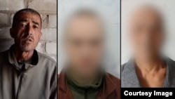Кыргызстанские военнопленные, воевавшие на стороне России и попавшие в плен к украинским солдатам. (коллаж)