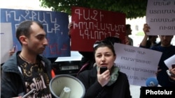 Акция протеста против подорожания газа и электроэнергии (архив)