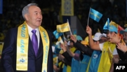 Президент Назарбаев "Нур Отандын" жеңиштен кийинки форумунда. Астана,16.1.2012
