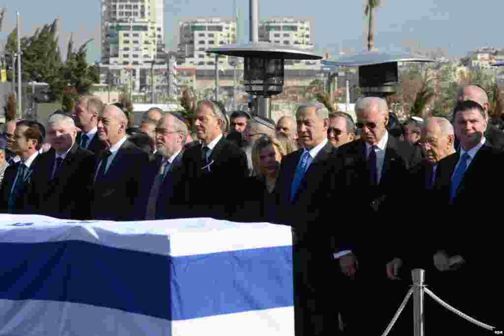 Sahrana bivšeg premijera, Ariel Sharona, Knesset, Jerusalem, 13. januar 2014. Foto: EPA / Ben Gershom