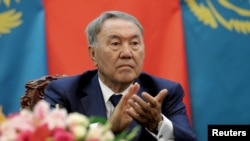 Kazakh President Nursultan Nazarbaev (file photo)
