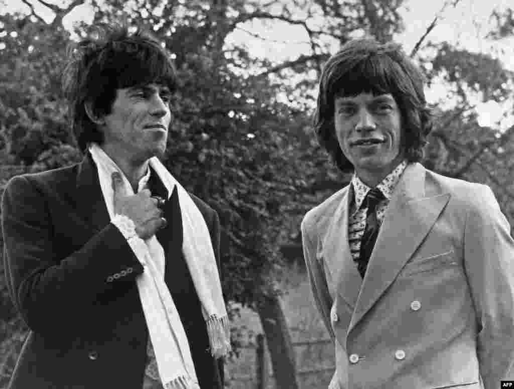 Мик Джаггер и Кейт Ричардс, Лондон, февраль 1967 года.