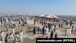 خیمه های برگزاری جرگه وسیع مردمی در ایالت خیبر پختونخوا - پاکستان.
