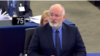 Frans Timmermans la dezbaterea privind statul de drept din România în plenul Parlamentului European, 3 octombrie 2018