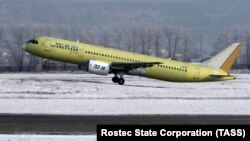 Русиянең ПД-14 моторлы MC-21-310 лайнерының беренче очышы