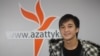 Атай в бишкекской студии "Азаттыка", 30 ноября 2011