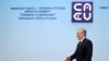 Президент Узбекистана Шавкат Мирзиёев на саммите «Центральная Азия – Европейский союз». Самарканд, 4 апреля 2025 года