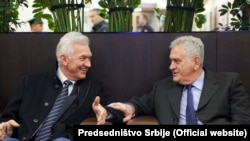 Susret počasnog konzula i predsednika Srbije: Genadij Timčenko i Tomislav Nikolić u Sankt Peterburgu