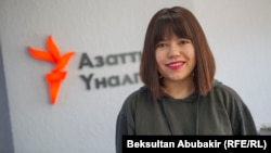 Қырғыз әншісі Зере Асылбек. Бішкек, 17 қыркүйек 2018 жыл.