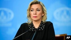 Zëdhënësja e MPJ-së ruse, Maria Zakharova. Fotografi nga arkivi. 