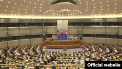 Az Európai Parlament brüsszeli ülésterme