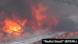 Пожар на рынке "Султони Кабир", 21 января 2021 года
