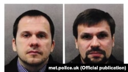 Фотографии подозреваемых в отравлении Скрипалей Александра Петрова и Руслана Боширова.