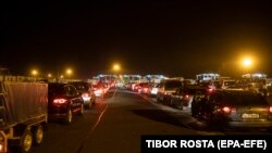 La granița ungaro-română, înainte ca Budapesta să închidă frontiera, 18 martie 2020