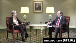 Armenia -- RFE/RL interviews Ambassador Heidi Tagliavini, the Head of OSCE/ODIHR Election Observation Mission, Yerevan, 09Feb2013