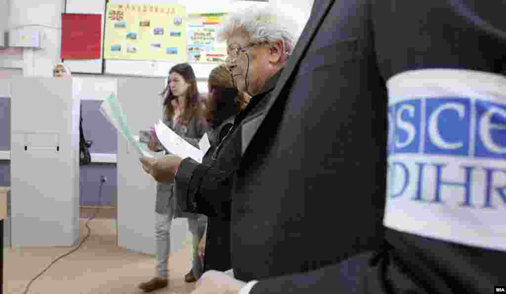 Posmatrači OSCE prate izbore u Makedoniji