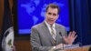 U.S. -- State Department Spokesman John Kirby speaks during the daily briefing at the State Department in Washington, January 6, 2015
