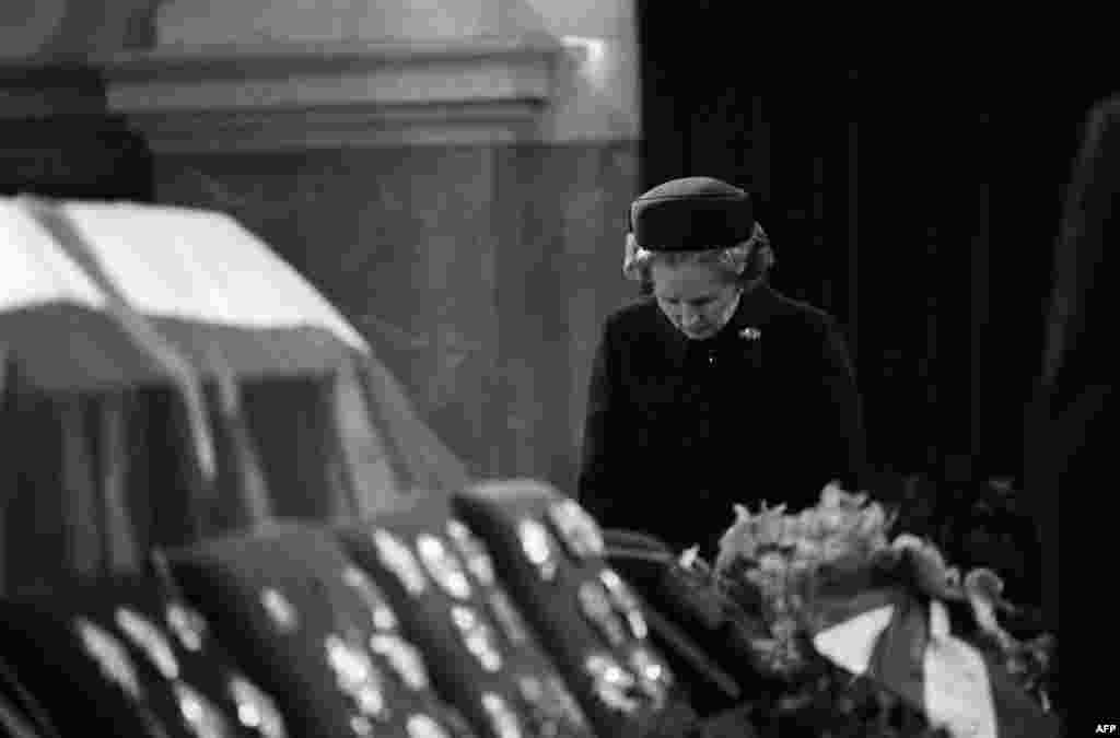 Margaret Thatcher prisustvovala je sahrani Josipa Broza Tita u Beogradu, 8. maj 1980.