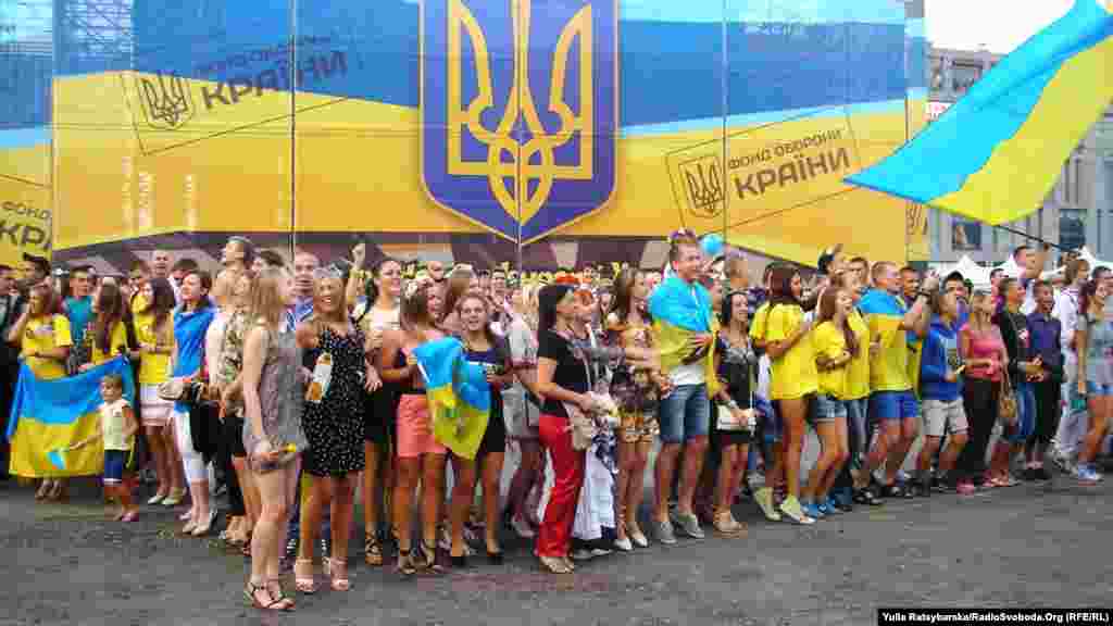 Під час відзначення Дня Незалежності у Дніпропетровську, 24 серпня 2014 року 
