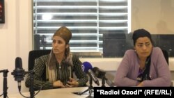 Майрам Содикова и Мастона Зайниддинова
