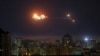 Russian drone and missile strike in Kyiv