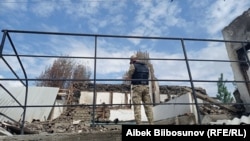 Одно из сел в Баткенской области после конфликта на границе Кыргызстана и Таджикистана. 