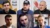 Падсутдныя ў справе палітвязьні: Ігар Лосік, Сяргей Ціханоўскі, Мікалай Статкевіч, Уладзімер Цыгановіч, Арцём Сакаў, Дзьмітры Папоў