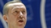 Türkiýäniň premýer-ministri Rejep Taýyp Erdogan Strasburgda Ýewropa Geňeşinde çykyş edýär, 13-nji aprel.