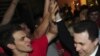 Lider VMRO-DPMNE-a i premijer Nikola Gruevski slavi pobedu sa pristalicama