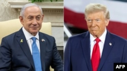 Биньямин Нетаньяху и Дональд Трамп (фотомонтаж, архив)